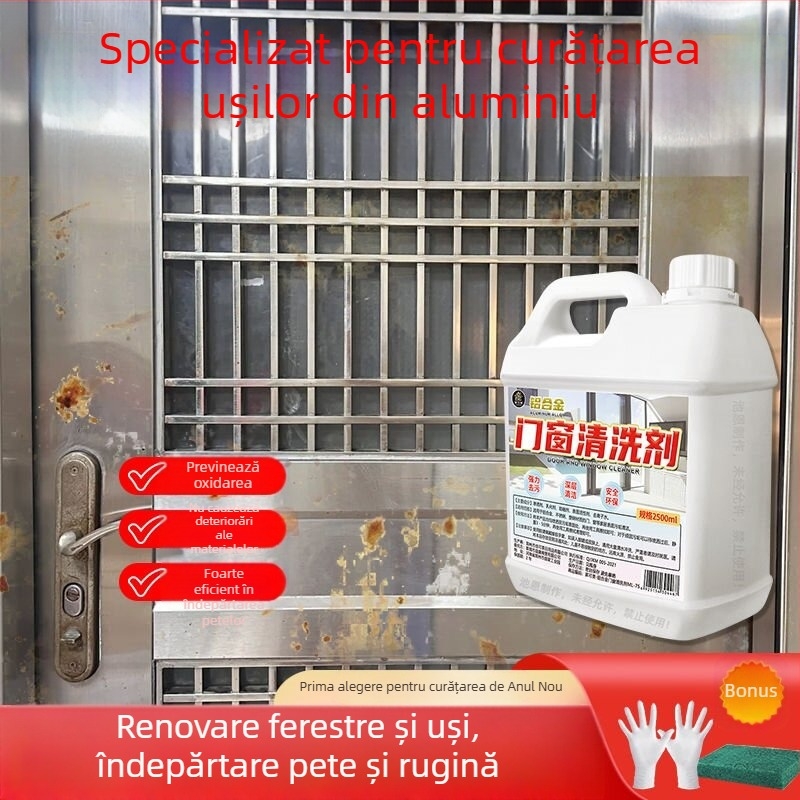 Îndepărtător de lipici pentru folie de protecție pentru uși și ferestre, pentru suprafețe din oțel inoxidabil și aliaj de aluminiu, detergent universal Yangxing