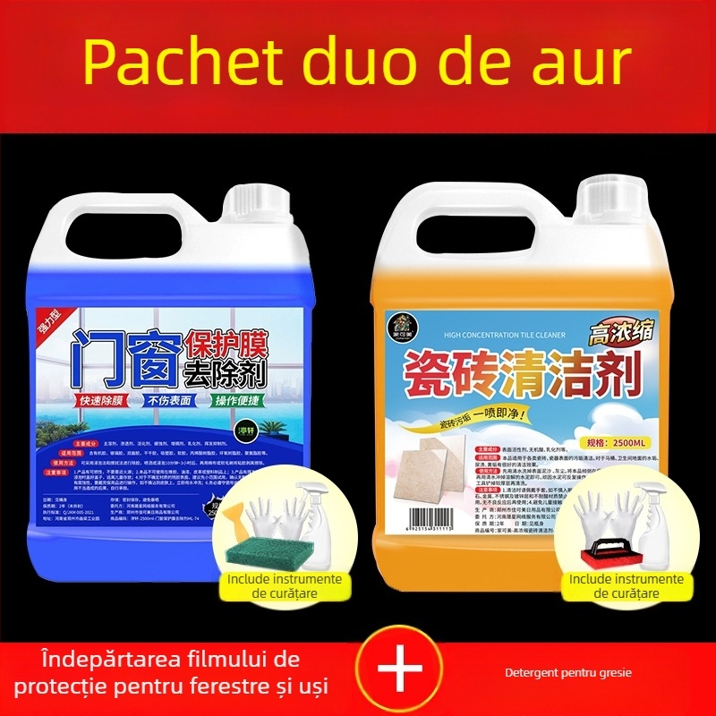 Îndepărtător de lipici pentru folie de protecție pentru uși și ferestre, pentru suprafețe din oțel inoxidabil și aliaj de aluminiu, detergent universal Yangxing