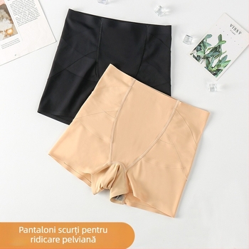 Pantaloni de siguranță pentru femei, talie înaltă, material tricotat din nailon, model în dungi, căptușeală la zona inghinală 100% bumbac