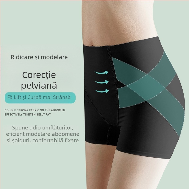 Pantaloni de siguranță pentru femei, talie înaltă, material tricotat din nailon, model în dungi, căptușeală la zona inghinală 100% bumbac