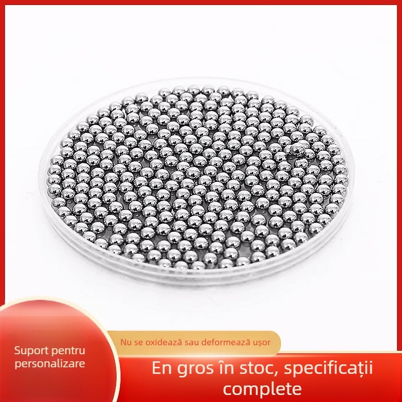 Minge din oțel de carbon cu suprafață lustruită oglindă; minge solidă; finisaj electroplacat; potrivită pentru hardware industrial și mașini.