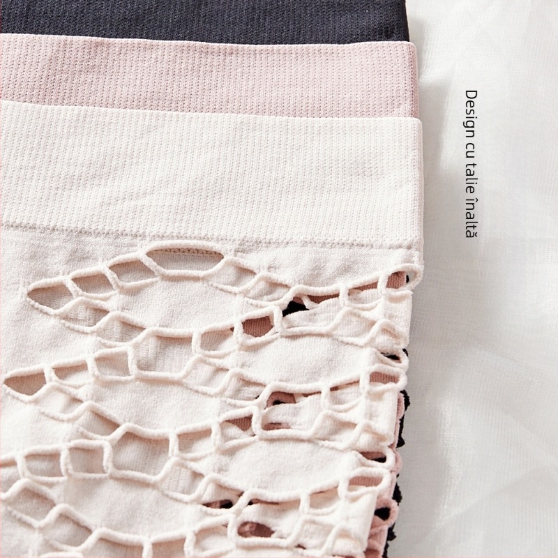 Boxeri femei fără cusături, talie înaltă, efect de ridicare a feselor, nailon respirabil 90–95%, căptușeală din bumbac în zona intimă