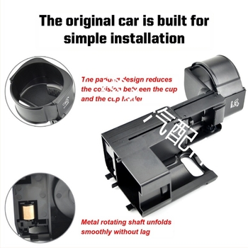 Suport pentru pahare pentru consola centrală, din ABS, Mercedes-Benz W211 E320 E350 W219 C219, compatibil cu panoul de instrumente