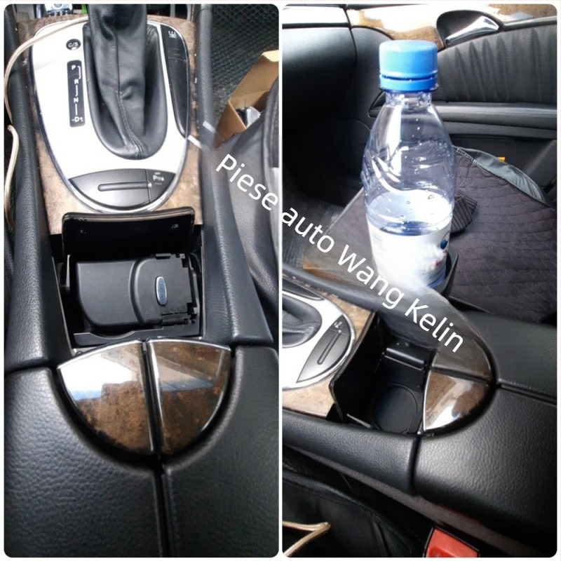 Suport pentru pahare pentru consola centrală, din ABS, Mercedes-Benz W211 E320 E350 W219 C219, compatibil cu panoul de instrumente