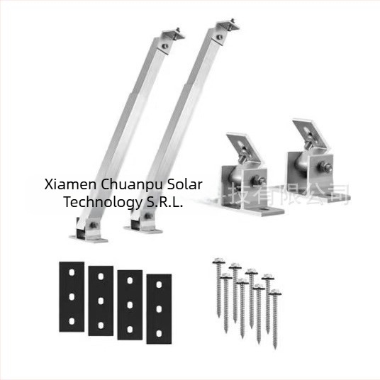 Chuanpu suport fotovoltaic din aliaj de aluminiu, cu picioare frontale și spate reglabile