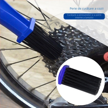 Perie pentru lanț de bicicletă TY-25, perie de curățare cu trei fețe, cap pătrat, marca JH, pentru utilizare generală