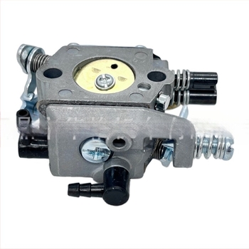 Carburator mecanic Wagner pentru cositoare de gazon, motoare în doi timpi 45cc/52cc/58cc, model 5200, legătură din plastic pentru ulei