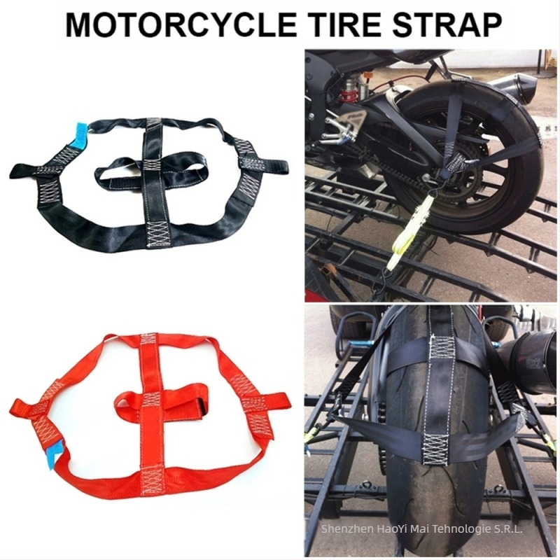 Curea de fixare a anvelopelor, poliester, capacitate 1000, factor de siguranță înalt, accesoriu pentru trailer