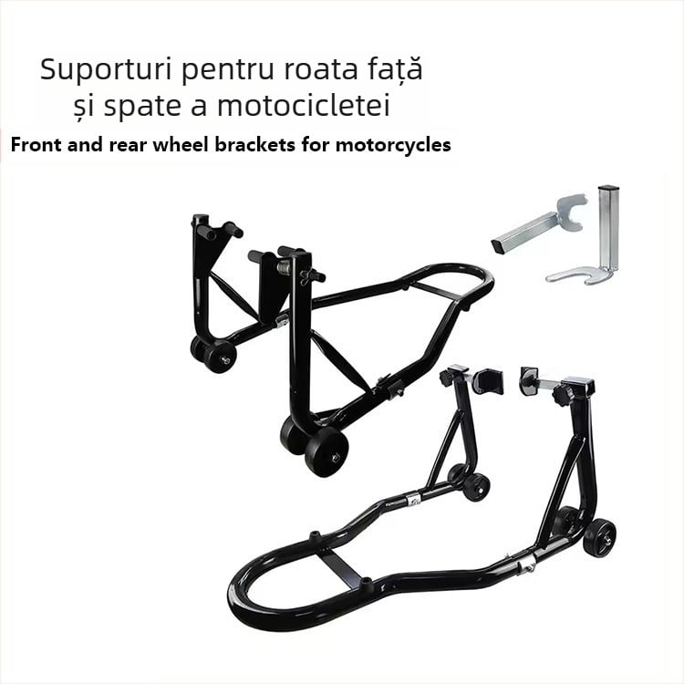 Suport pentru motocicletă pentru roțile față și spate — Century Runchang, model Regular, material Fier, funcție Echilibru
