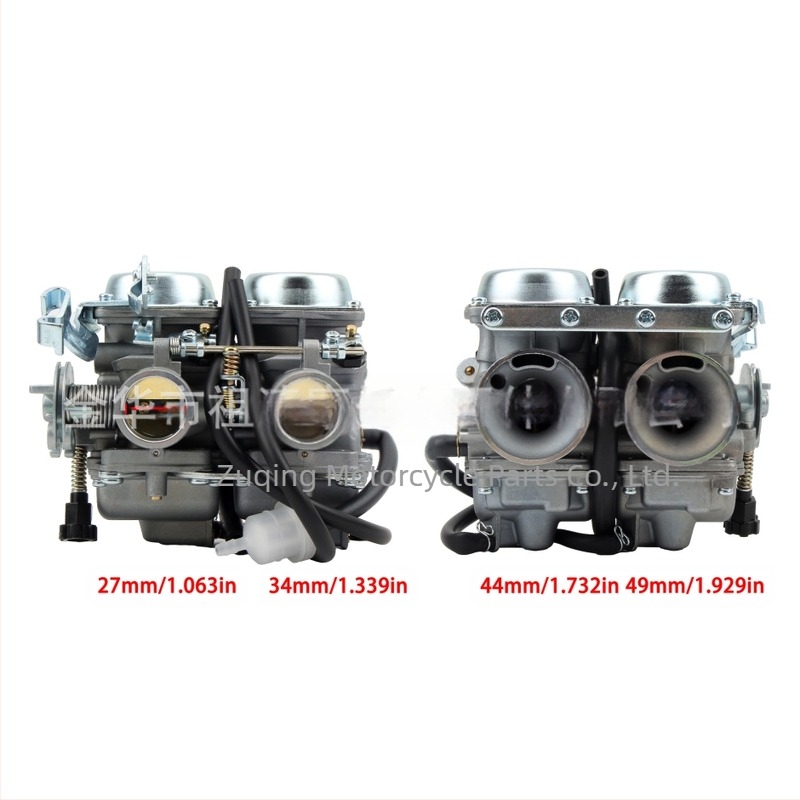 ZUQING HK230 Kit de upgrade al carburatorului pentru Honda CMX250 Rebel 250 SPD26J, cu două cilindri