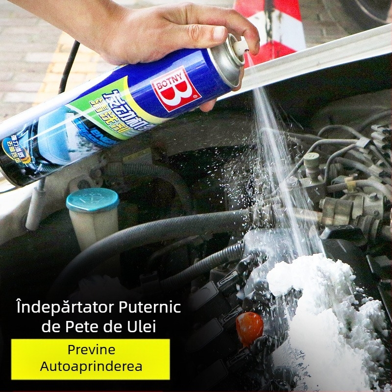 Bauci agent de curățare pentru compartimentul extern al motorului, elimină reziduurile de ulei greu, durată de valabilitate trei ani, în conformitate cu standardele internaționale