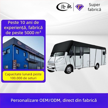 Husă pentru rulote 210D, tarp de camping, protecție impermeabilă și împotriva prafului, material Oxford, protecție solară, împotriva grindinei