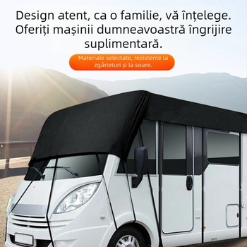 Husă pentru rulote 210D, tarp de camping, protecție impermeabilă și împotriva prafului, material Oxford, protecție solară, împotriva grindinei