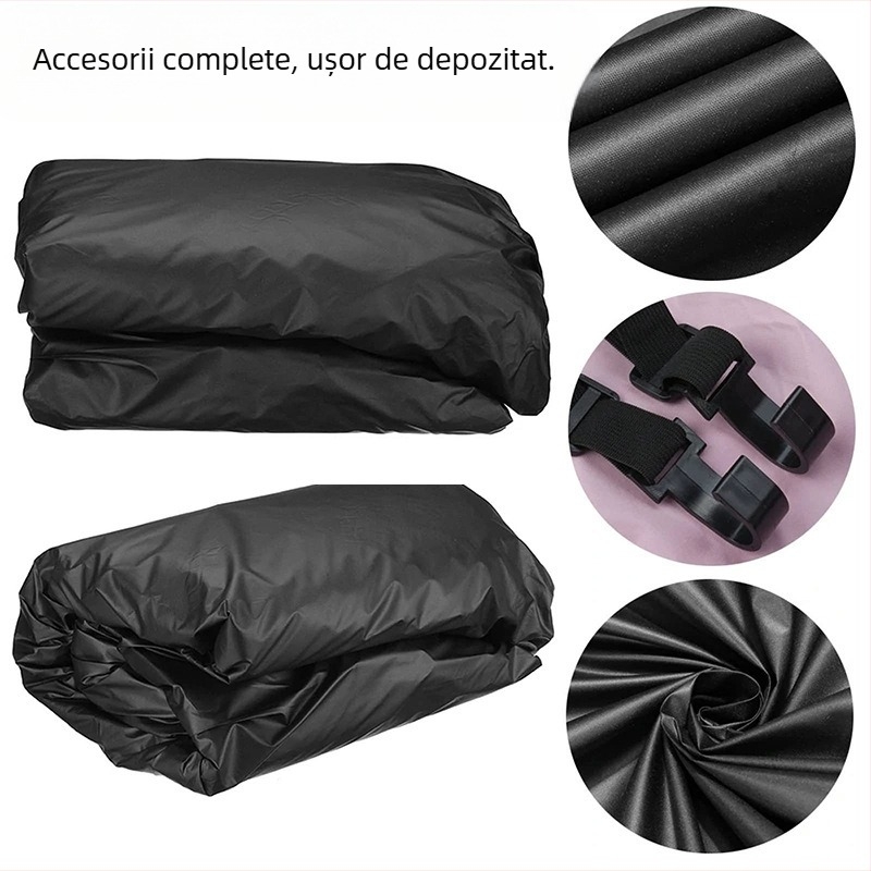 Husă pentru rulote 210D, tarp de camping, protecție impermeabilă și împotriva prafului, material Oxford, protecție solară, împotriva grindinei