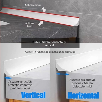 Bandă pentru reținerea apei pe blatul de bucătărie - TPE silicon, procesare personalizabilă, stil modern minimalist, Han zhen rubber & plastic