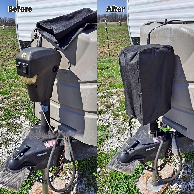 Acoperire de protecție pentru cupla caravanei | Oxford material | Modelul HYM128 | Protecție împotriva prafului | Personalizabil