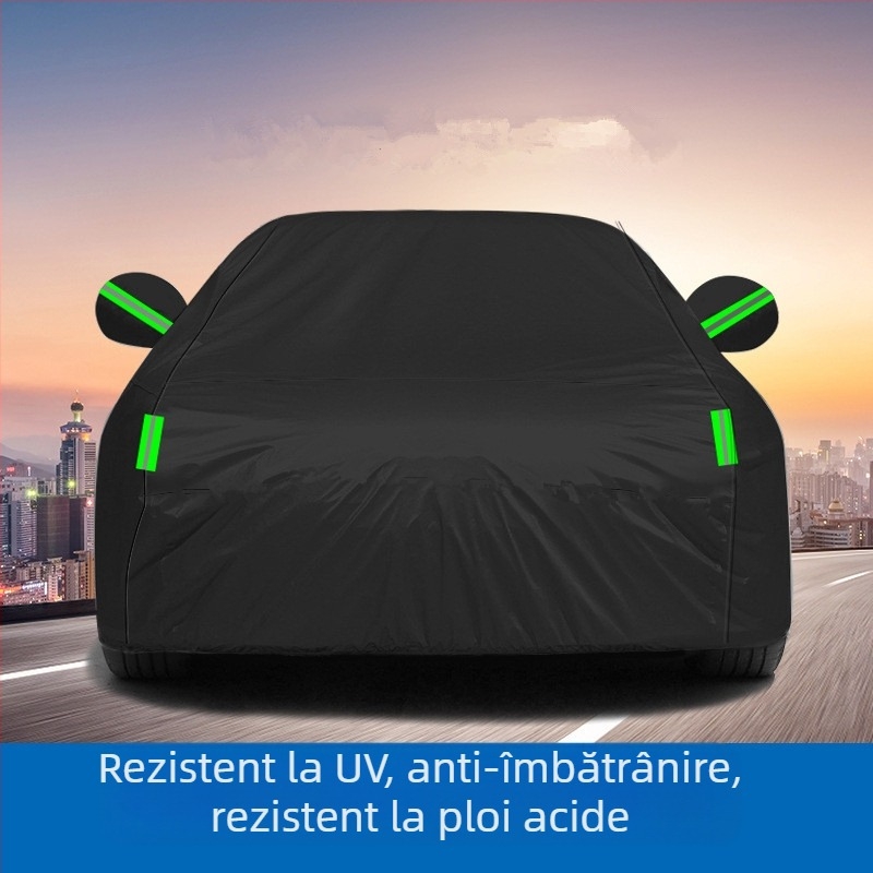 Husă auto din tafta poliester 170T/190T, impermeabilă și rezistentă la praf, îngroșată, universală