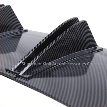 Spoiler pentru bara din spate, design triunghiular, universal, material PP, model 6091, greutate 678 g