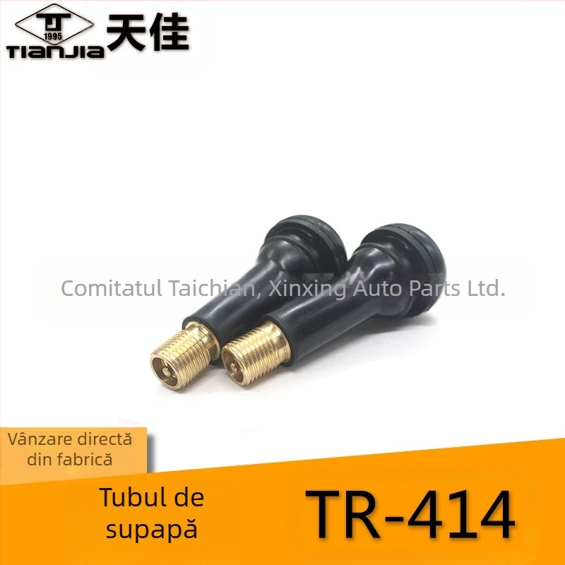 Valvă tubeless Tianjia – din cauciuc, cu miez de valvă, cavitatea comună a miezului, snap-on, universal