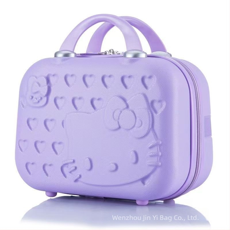 Geantă cosmetică de călătorie, ABS material, impermeabilă, cu lacăt de tip combinație, închidere cu fermoar, roți universale, pentru depozitare acasă