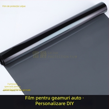 Film solar PET pentru geamuri auto, grosime 1 mil, transmisie 1-50%