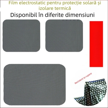 Film de ferestre pentru mașină cu aderență electrostatică, izolație termică, universal; Brand: Yuxiang margin; Material: Tin Paper; Instalare: Lipire; Părți: Fereastră; Modele: Generale
