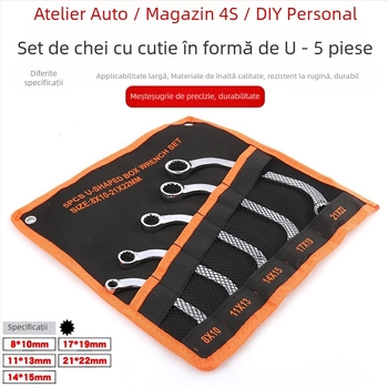 Plum Blossom cheie cu două capete, multifuncțională - Apple, oțel 45#