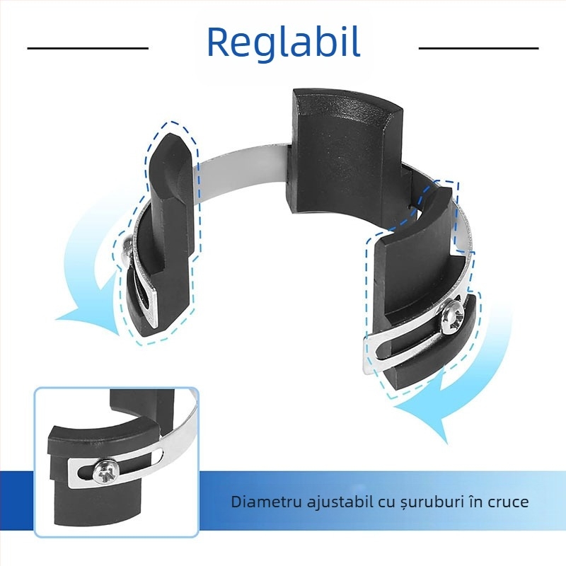 Instrument montaj etanșare ulei pentru motociclete — ghid reglabil pentru etanșarea furcii, trăgător metalic pentru etanșarea furcii, NACHEE, oțel carbon, pentru reparații motociclete, set de 3 piese, 746 g