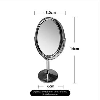 Xing Ye oglindă de birou cu două fețe rotativă — rama: Alte; lentila: Alte; personalizare: Da