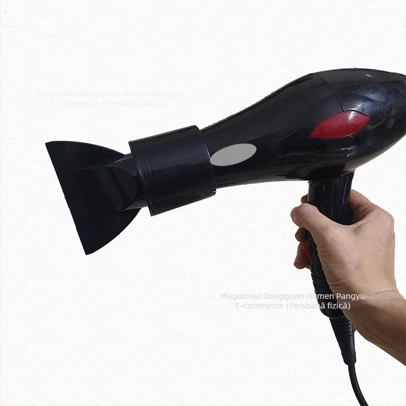 Set de duze pentru uscător de păr pentru stilizare profesională — păr drept și bucle, include duză Duckbill și duză plată, accesorii de volum