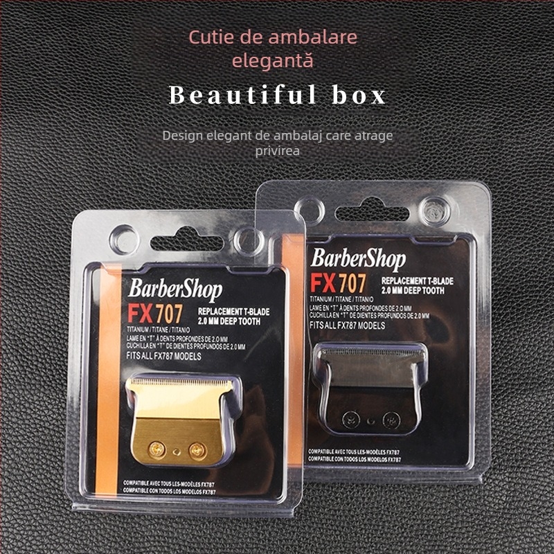 Mythus Model 787 Mașină de tuns electrică pentru frizerie — cap de tăiere înlocuibil, ascuțit, design fără cusături, cap de tăiere fix