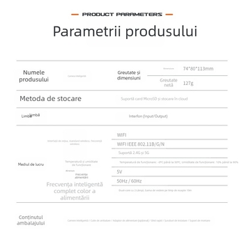 Cameră bullet wireless de exterior, 4MP, dual-band, lentilă 3.6mm, viziune pe timp de noapte