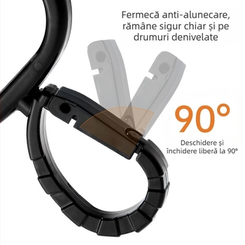 Cârlig pentru cărucior Juxin – universal, cu închidere Velcro, accesoriu pentru cărucior cu sistem de siguranță multifuncțional