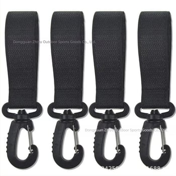 Cârlig universal multifuncțional pentru cărucior, cu Velcro, rotație la 360°, pentru genți ale mamei și bebelușului