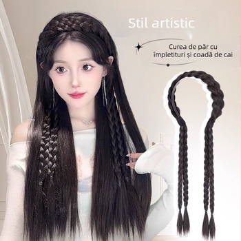 Perucă cu coadă VM417, fire rezistente la temperaturi înalte, mecanism, brand Fine Fantasy