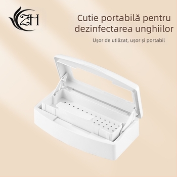 Cutie dezinfectare pentru unghii – marca Zhan Hao, model Disinfection box, set de instrumente pentru manichiură