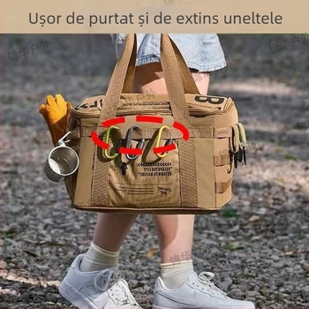 Geantă de depozitare pentru camping în aer liber – compartimentare multifuncțională pentru tacâmuri și vase (Brand: Other; Origine: Zhejiang; Categorie: Outdoor bag)