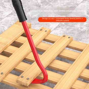 Maibu 1339 Clește cu gheară de pisică pentru smulgerea cuiului, pentru podele din lemn și plăci, cu cap plat și cârlig