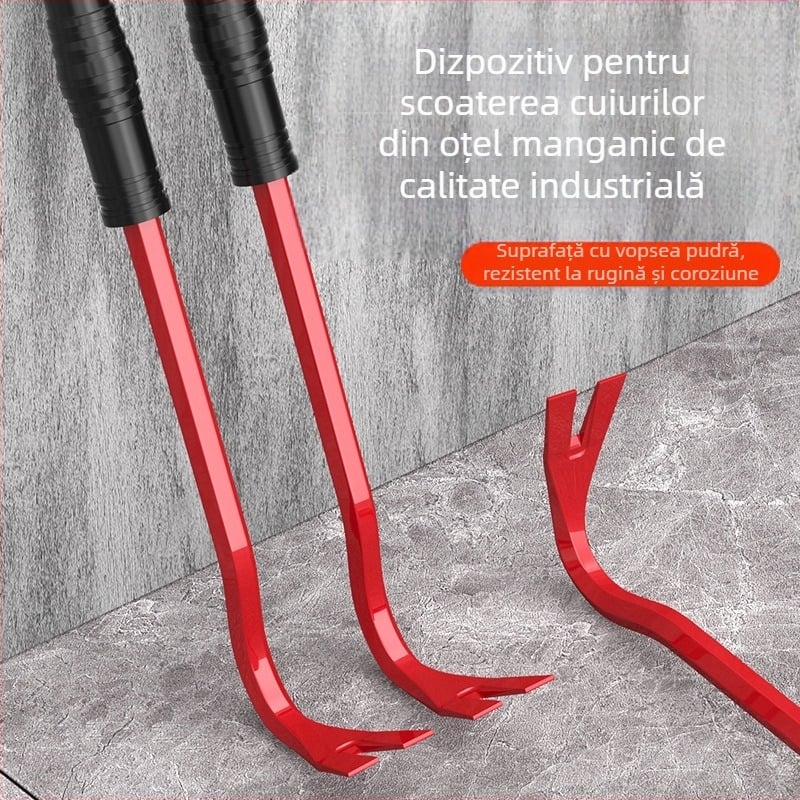 Maibu 1339 Clește cu gheară de pisică pentru smulgerea cuiului, pentru podele din lemn și plăci, cu cap plat și cârlig