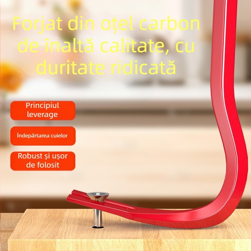 Maibu 1339 Clește cu gheară de pisică pentru smulgerea cuiului, pentru podele din lemn și plăci, cu cap plat și cârlig