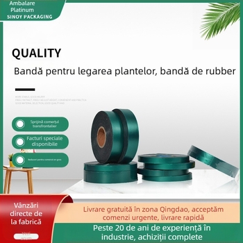 Bandă PVC pentru legarea ramurilor plantelor, uz grădină, grosime 0.1-0.2 mm, material PVC