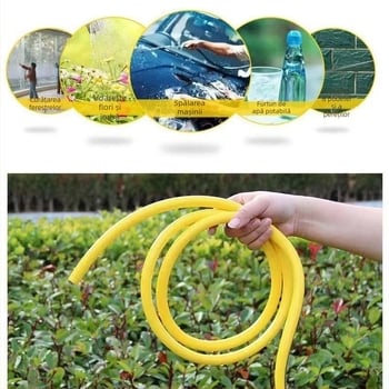 Furtun de apă PVC, 72 g, pentru uz casnic, spălarea mașinii și udarea grădinii
