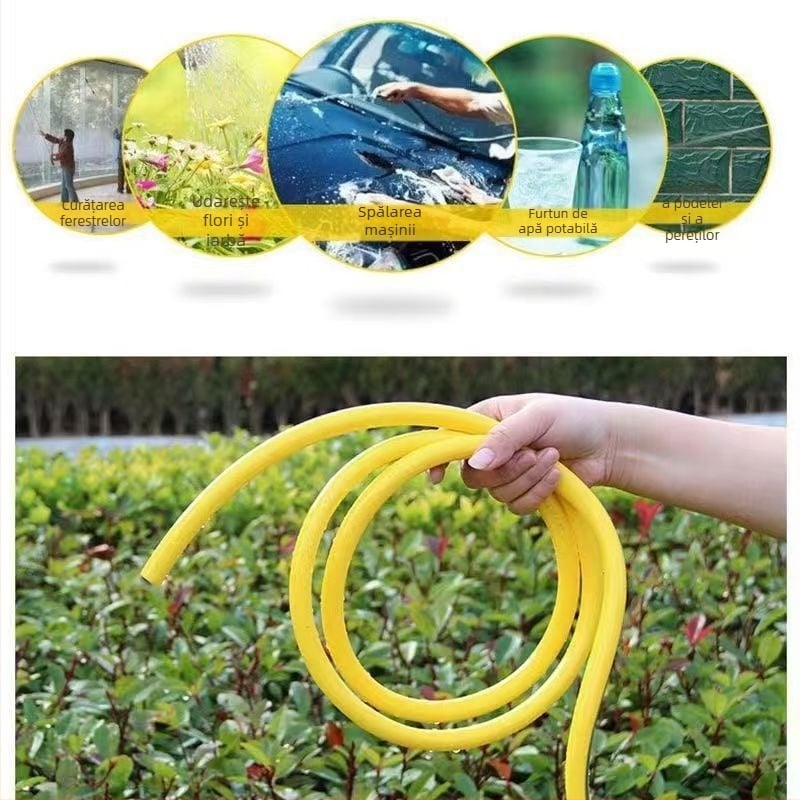 Furtun de apă PVC, 72 g, pentru uz casnic, spălarea mașinii și udarea grădinii