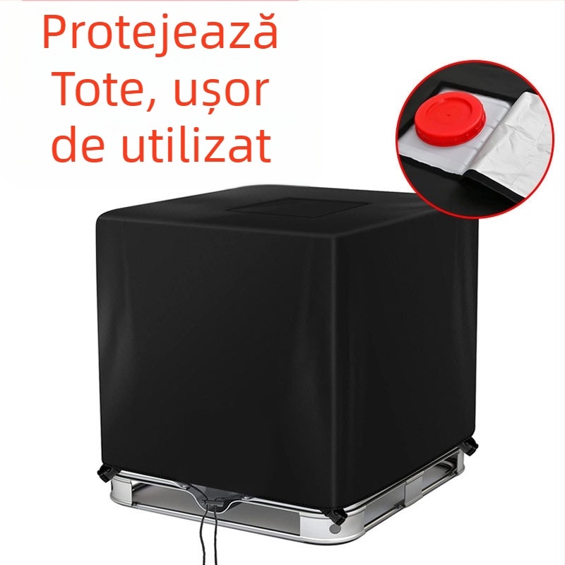 Capac pentru rezervor IBC 1000L — exterior impermeabil, protecție la praf, izolație, potrivire universală