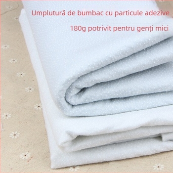Dichu țesătură nețesută cu adeziv pe o singură parte, căptușeală cu strat gros, 180 g/m², pentru textile de casă și ambalare