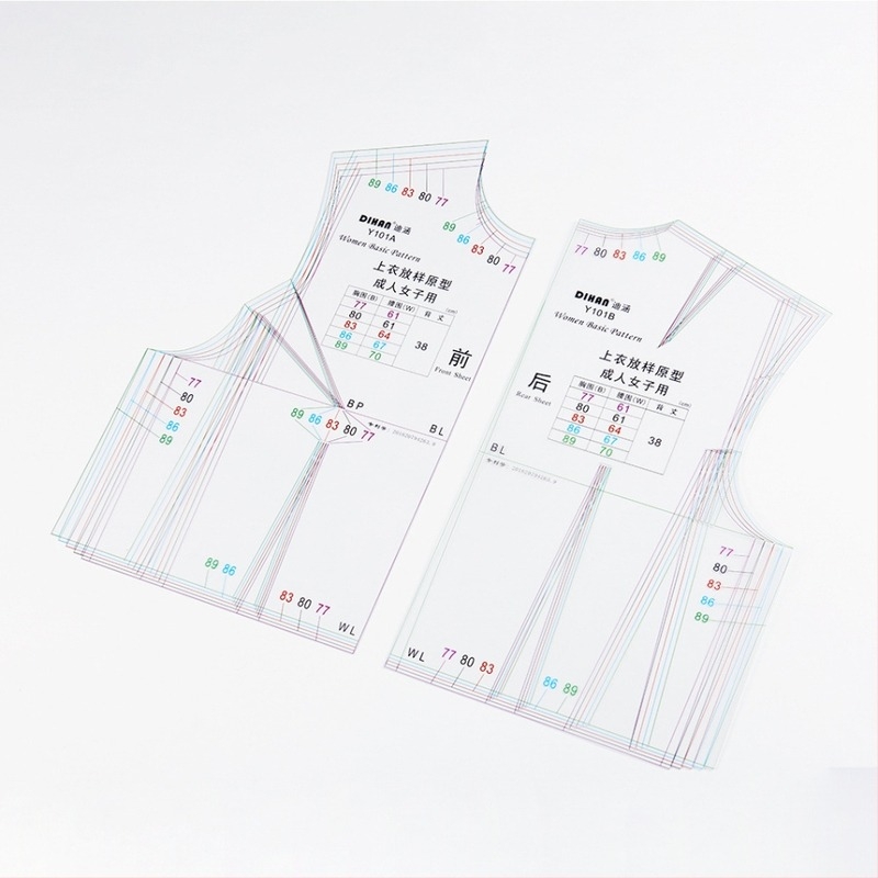 DIHAN Y101 1:1 Prototip de îmbrăcăminte pentru femei, Șablon de prototip, Croială japoneză (Brand: DIHAN; Import: Nu; Licență IP: Nu; Gen: Feminin)