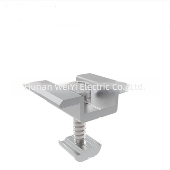 Suport pentru panouri solare din aliaj de aluminiu – set blocuri de presiune pentru profile din aluminiu, cu glisor și piuliță (greutate 0,053 kg)