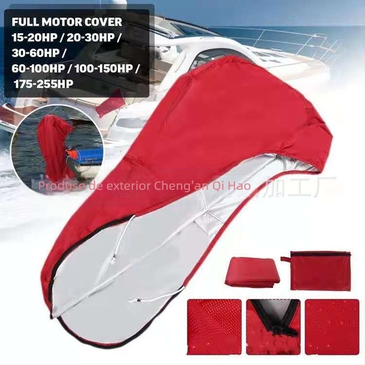 Capotă motor exterior barcă, material Oxford, protecție UV, impermeabil pentru navigație în aer liber, OEM disponibil