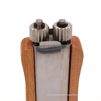 Beitai tensionator cablu faguri stup – oțel inoxidabil, mâner din lemn, Model 1