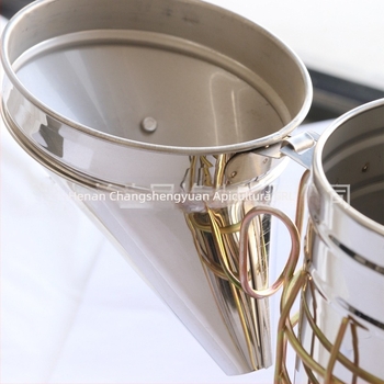 Unelte de apicultură: pulverizator de fum din oțel inoxidabil pentru albine